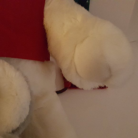 Vintage Christmas Plush Bear Abearham & Straus the Mouse Holiday '87 - Picture 10 of 16